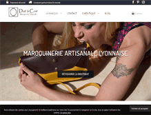 Tablet Screenshot of duracuir.com